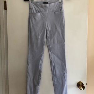 Light blue pin-striped Van Heusen business casual stretch pants, size 2